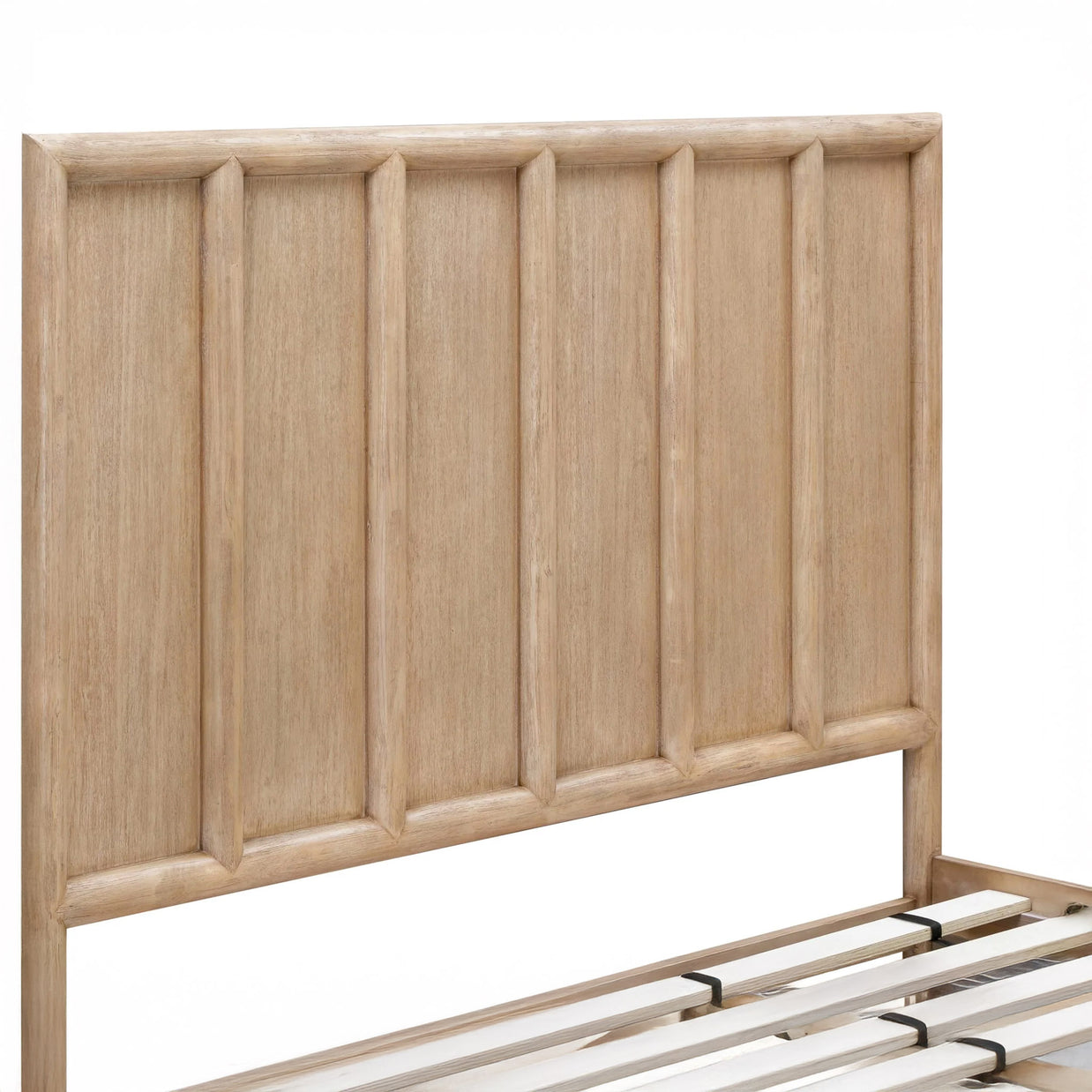 Wooden two drawer bed