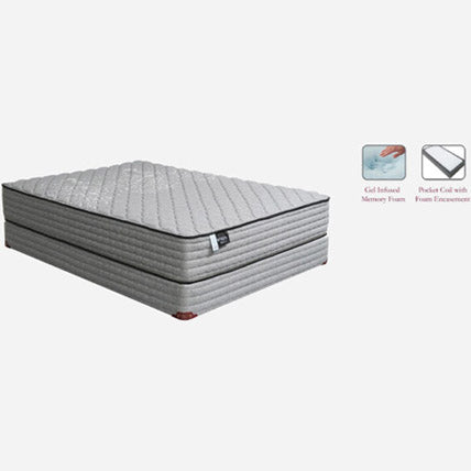 Firm 12″ California King Gel Infused Memory Foam Mattress