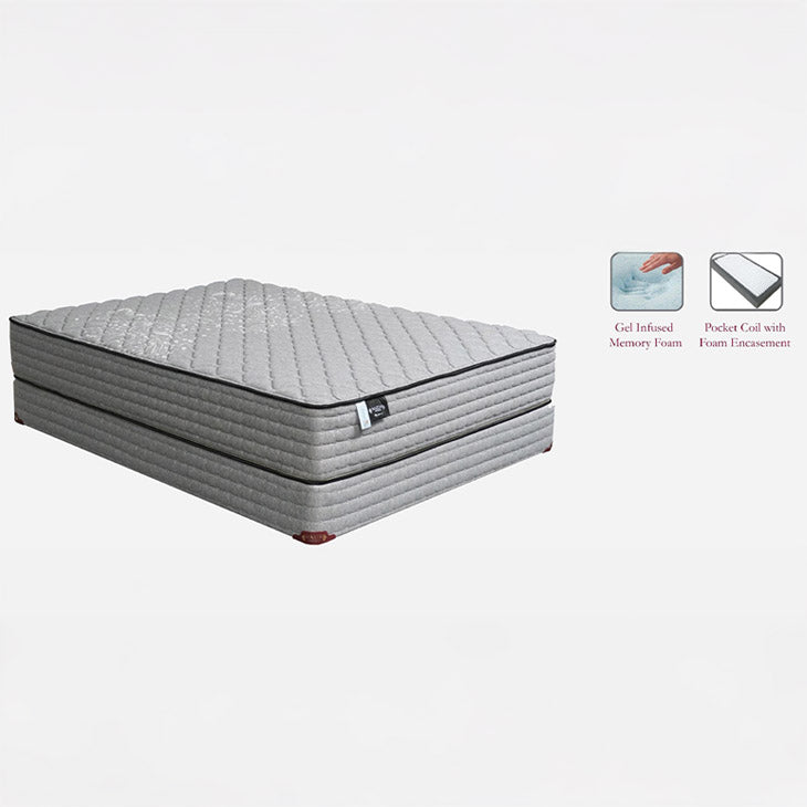 Firm 12″ Twin Gel Infused Memory Foam Mattress