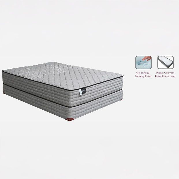 Firm 12″ Twin Gel Infused Memory Foam Mattress