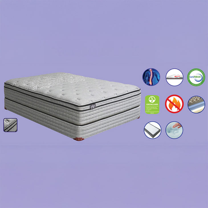 Medium Plush 13″ King Gel Infused Memory Foam & Premium Latex Mattress