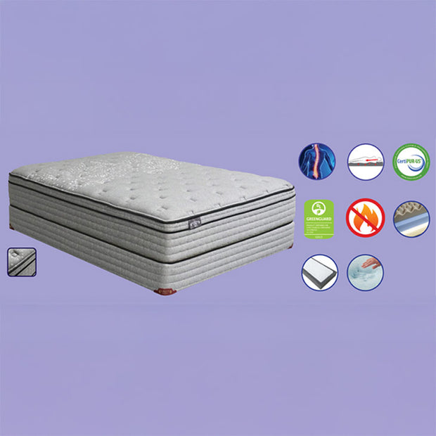 Medium Plush 13″ King Gel Infused Memory Foam & Premium Latex Mattress