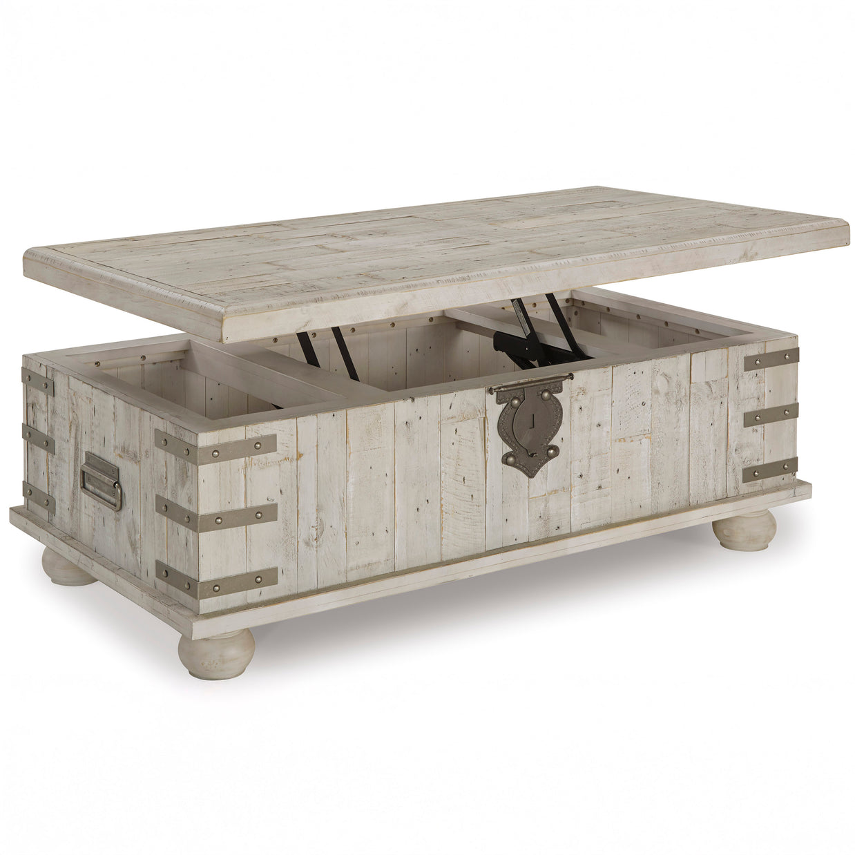 Reclaimed Whitewash Lift-top Coffee Table