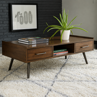 Brown Mid-Century Coffee Table