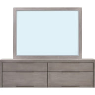 Mineral Gray Finish Dresser Mirror