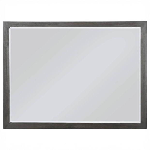Basalt Gray Finish Dresser Mirror