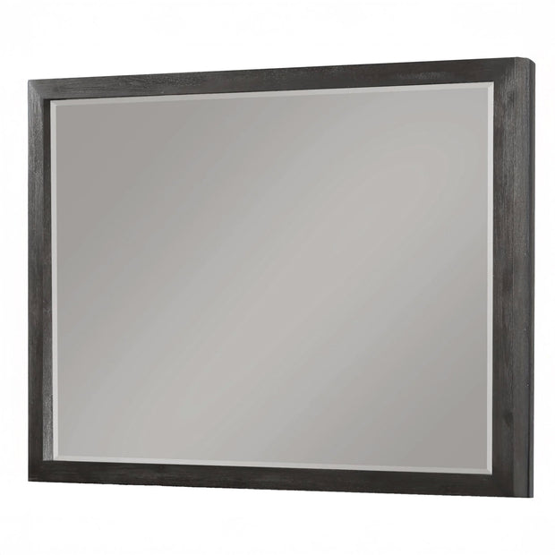 Basalt Gray Finish Dresser Mirror