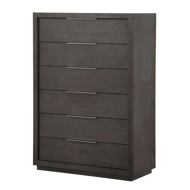 Basalt Gray Finish Chest of Drawers