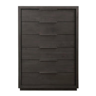 Basalt Gray Finish Chest of Drawers