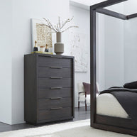 Basalt Gray Finish Chest of Drawers