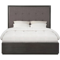 Basalt Gray Tufted Bedframe w/ Storage Option