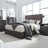 Basalt Gray Tufted Bedframe w/ Storage Option