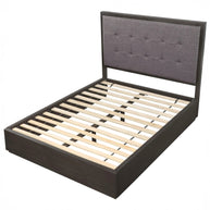 Basalt Gray Tufted Storage 5 PC Bedroom Set