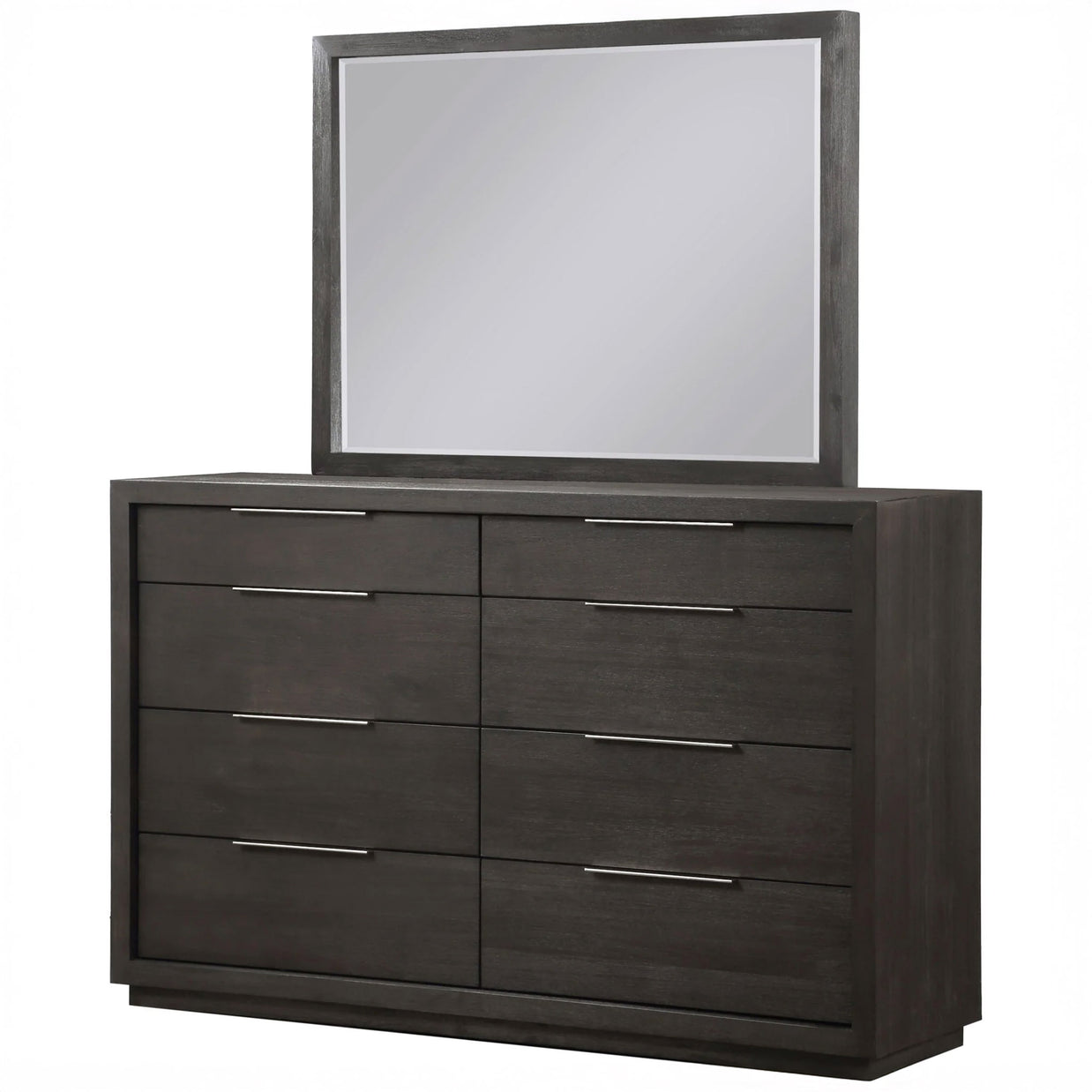 Basalt Gray Tufted Storage 5 PC Bedroom Set