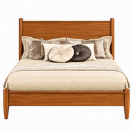 Mid-Century Inspired Platform Bed