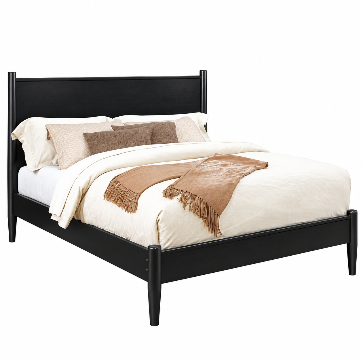Mid-Century Modern Platform Bed