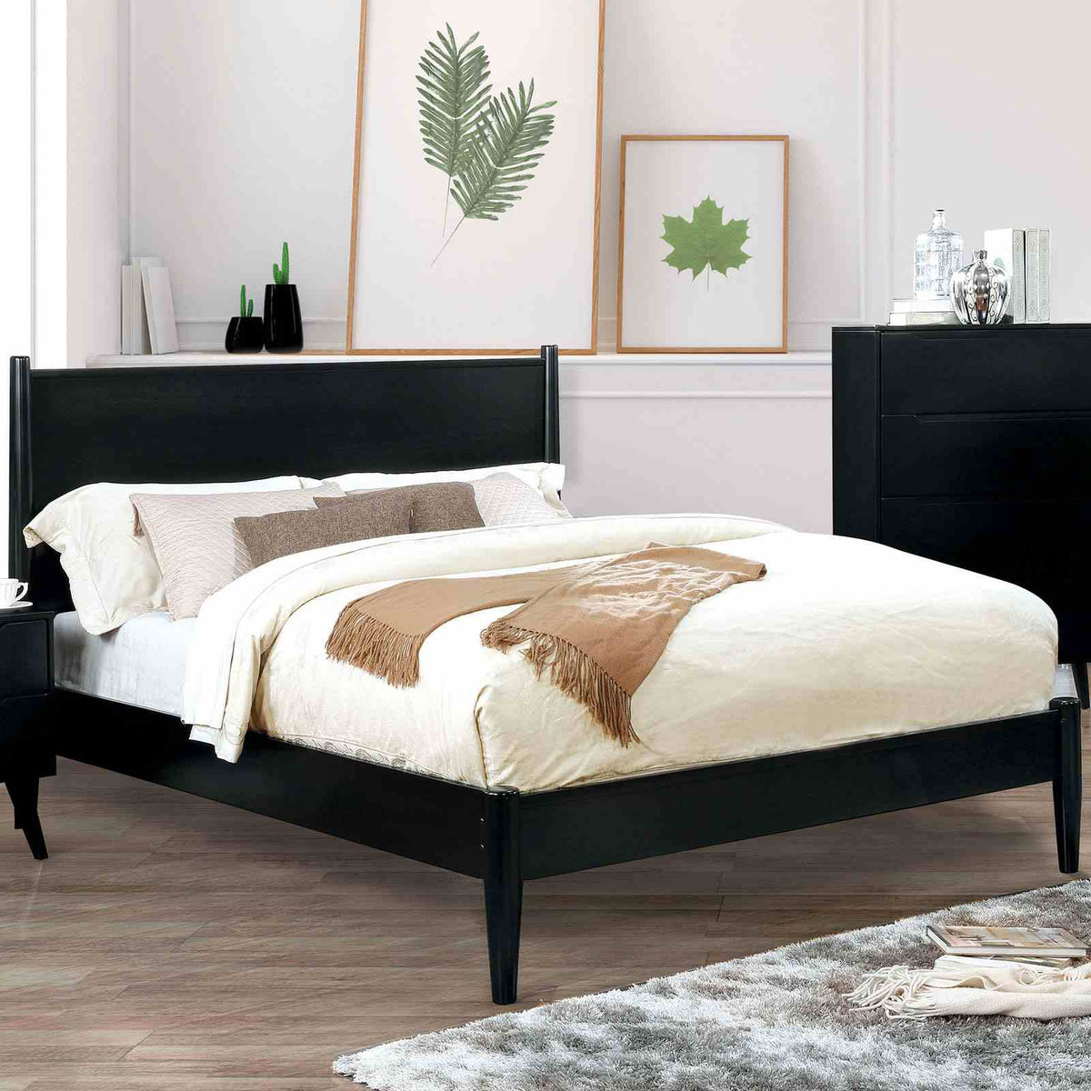 Mid-Century Modern Platform Bed