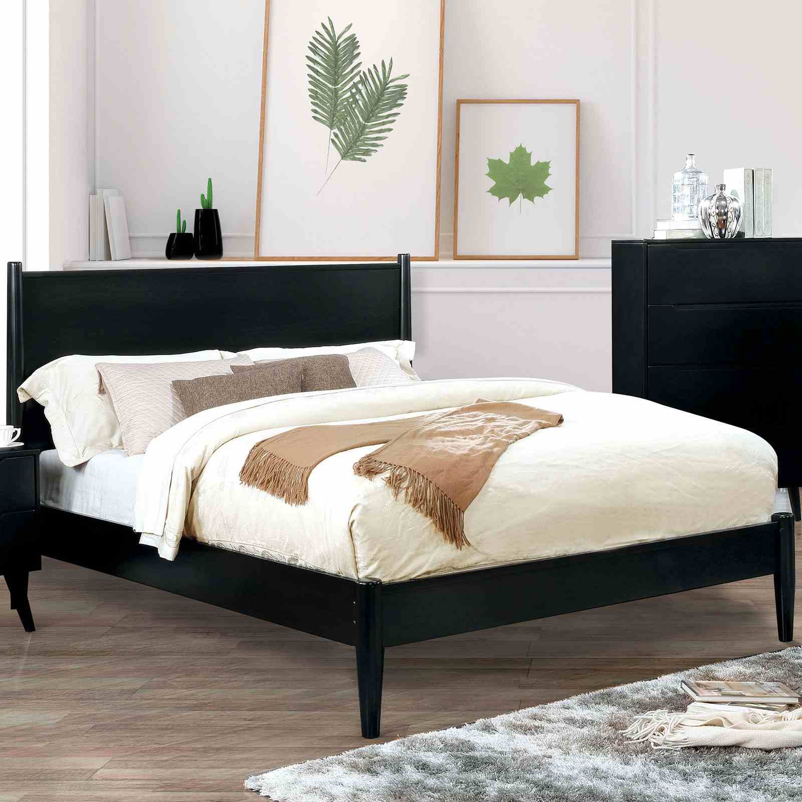 Mid-Century Modern Platform Bed