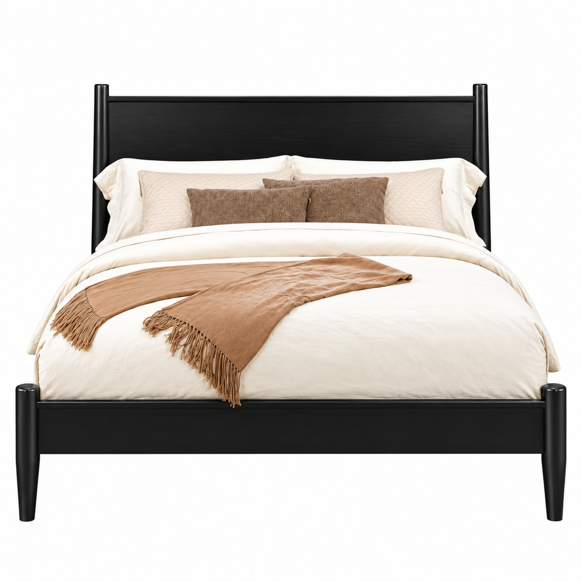 Mid-Century Modern Platform Bed