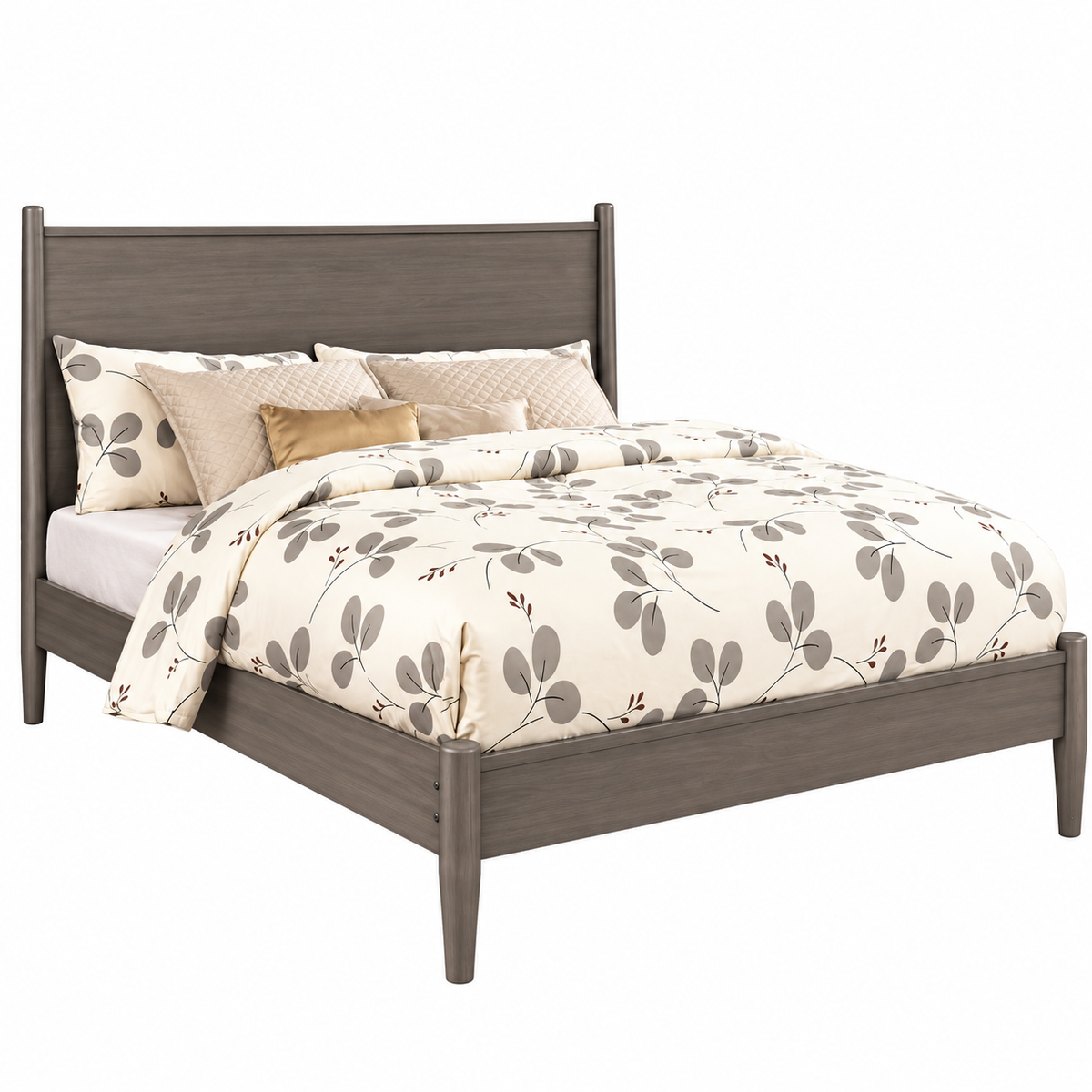 Mid-Century Modern Platform Bed