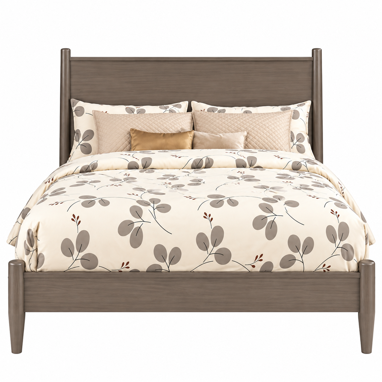 Mid-Century Modern Platform Bed