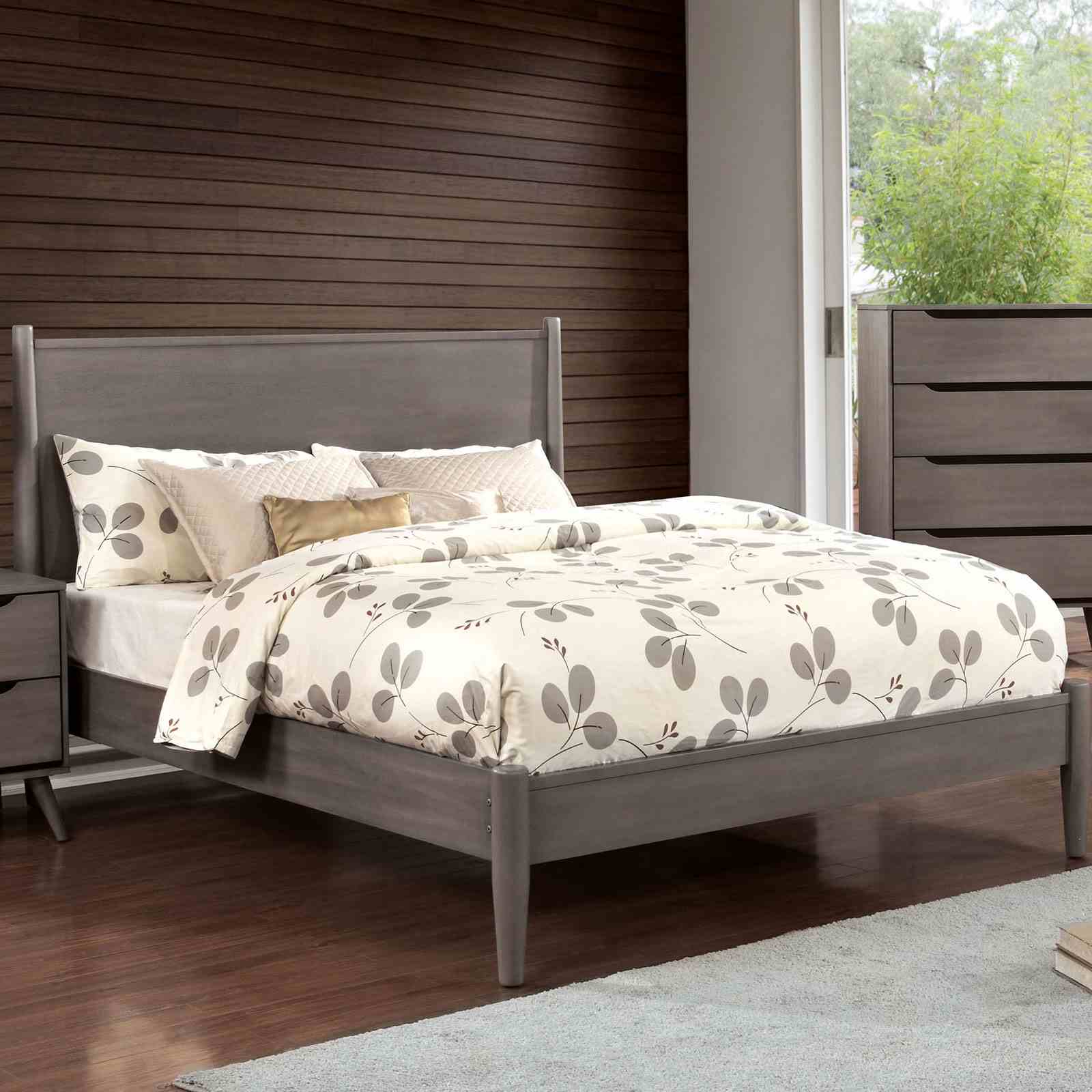 Mid-Century Modern Platform Bed