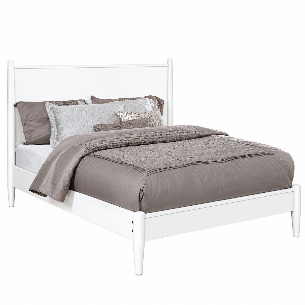 Mid-Century Inspired Platform Bed