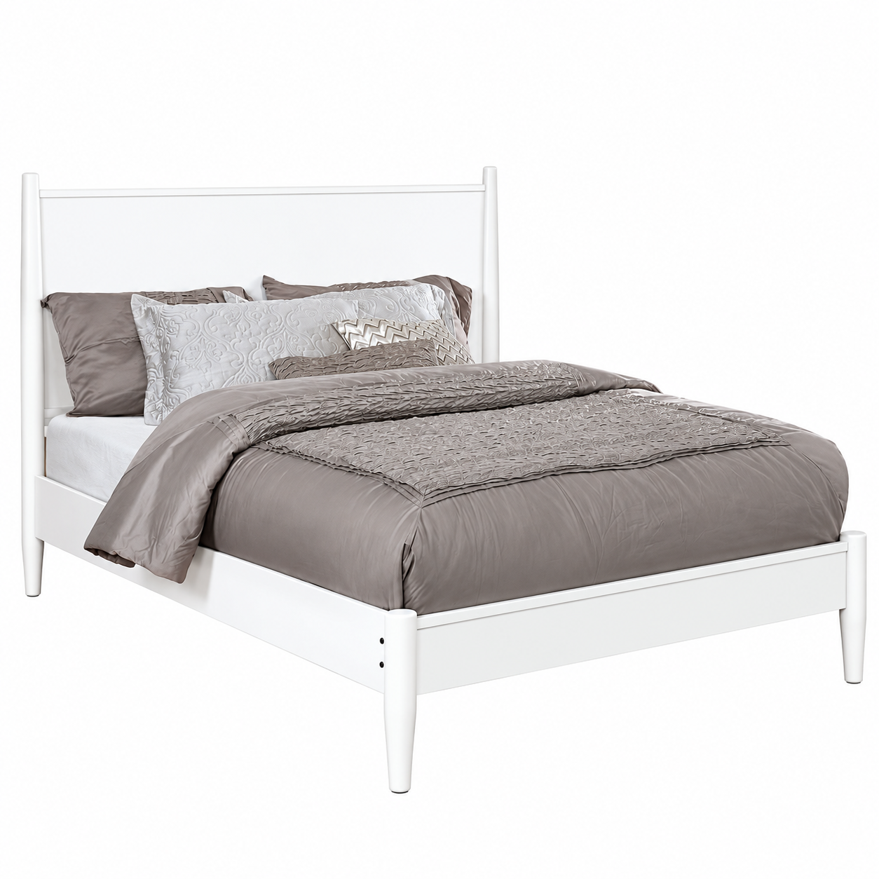 Mid-Century Inspired Platform Bed