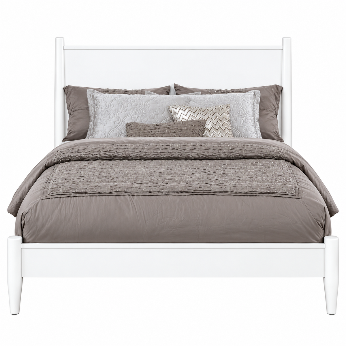 Mid-Century Inspired Platform Bed