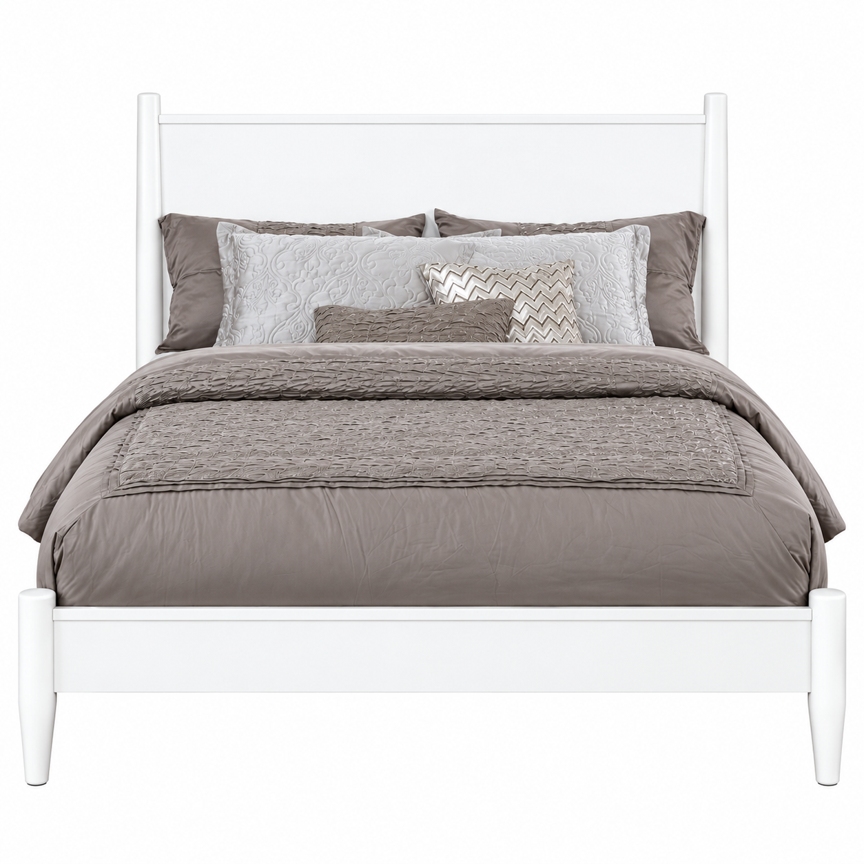 Mid-Century Inspired Platform Bed
