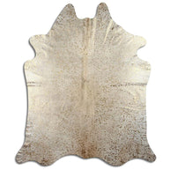 Metallic Speckled Genuine Cowhide Rug