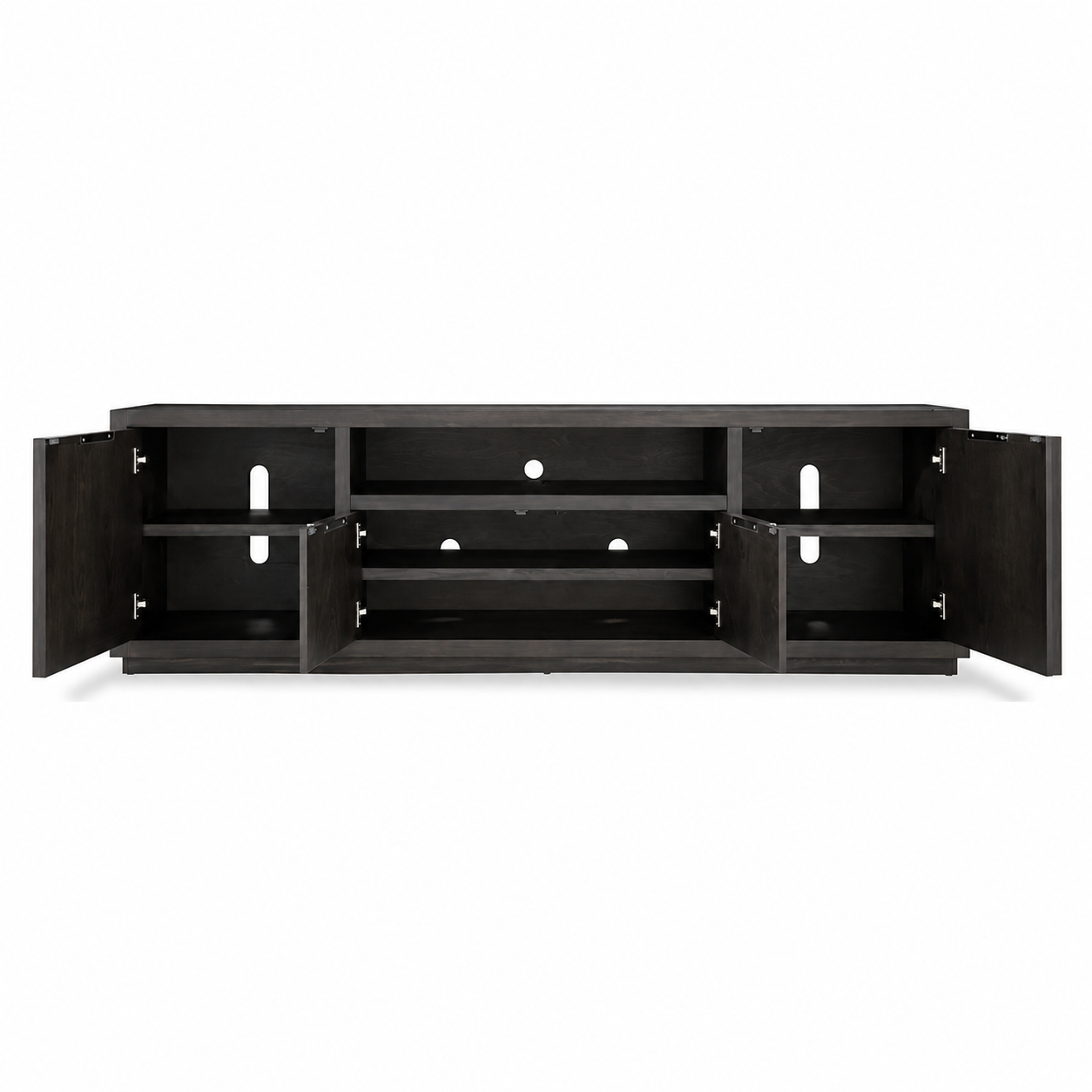 Solid Acacia Wood Tv Media Console