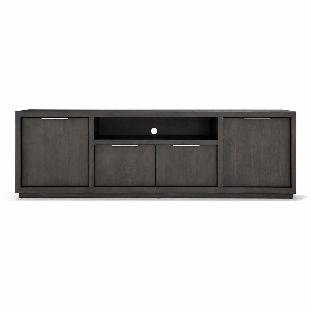 Solid Acacia Wood Tv Media Console