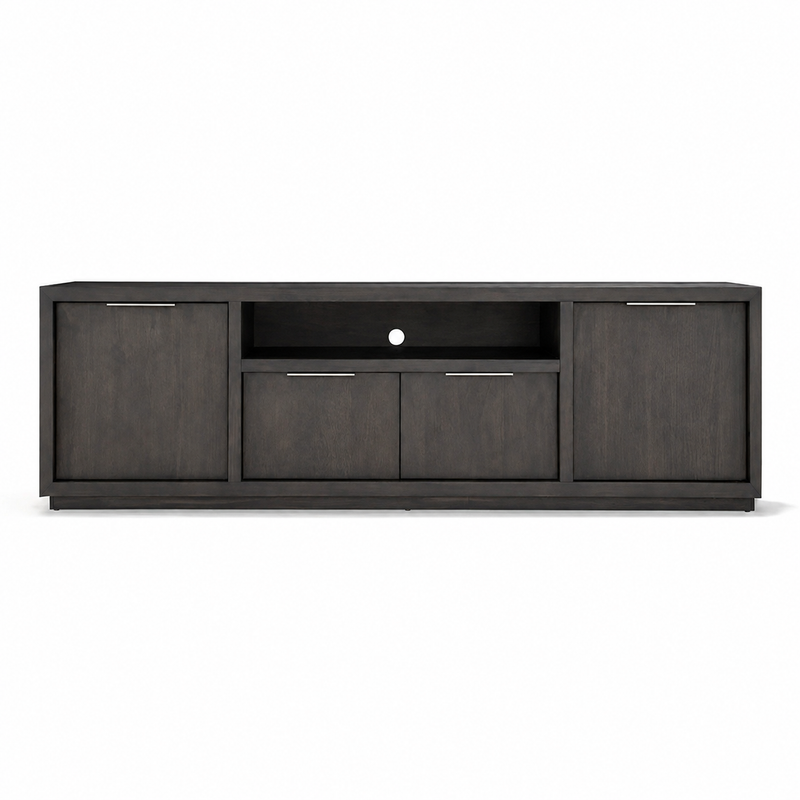 Solid Acacia Wood Tv Media Console