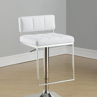 Contemporary Adjustable Leatherette Bar Stool