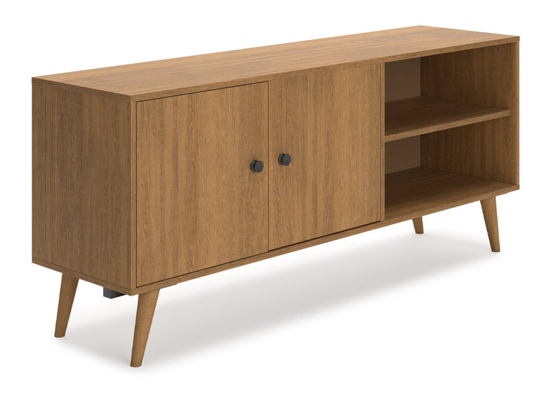 Contemporary Light Brown TV Stand