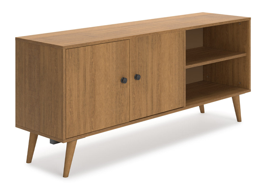 Contemporary Light Brown TV Stand