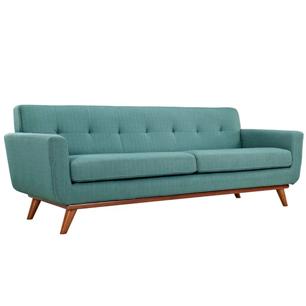 Mid-Century Modern Tufted Sofa