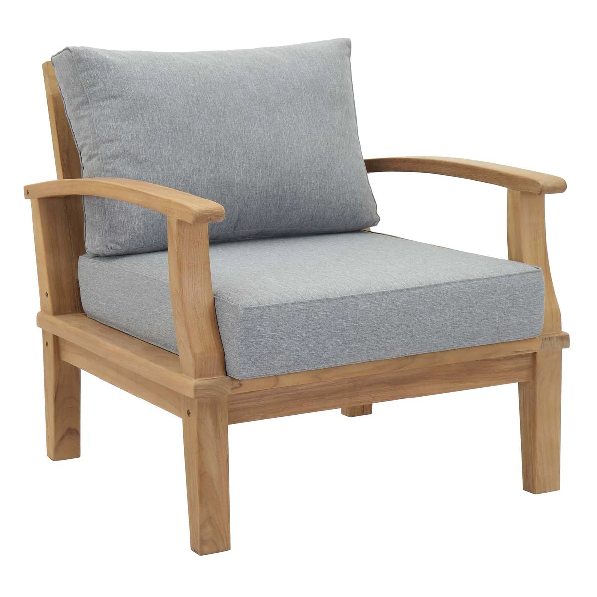 6-Piece Solid Teak Outdoor Patio Conversation Set