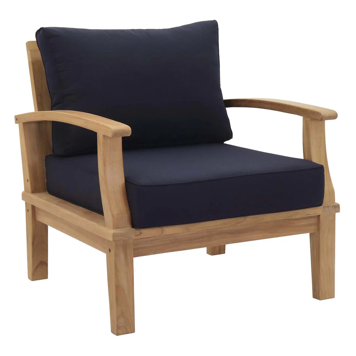 6-Piece Solid Teak Outdoor Patio Conversation Set