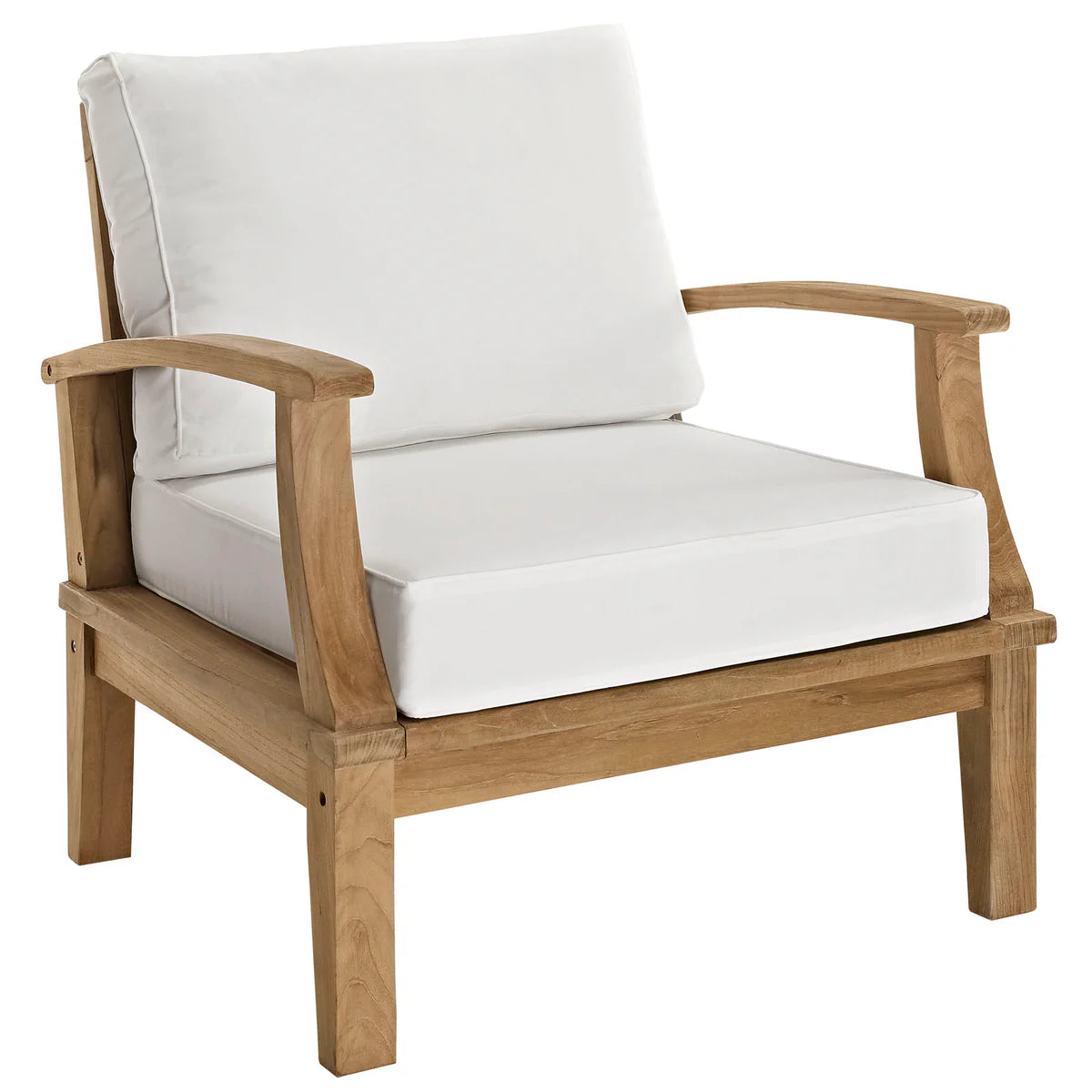 6-Piece Solid Teak Outdoor Patio Conversation Set