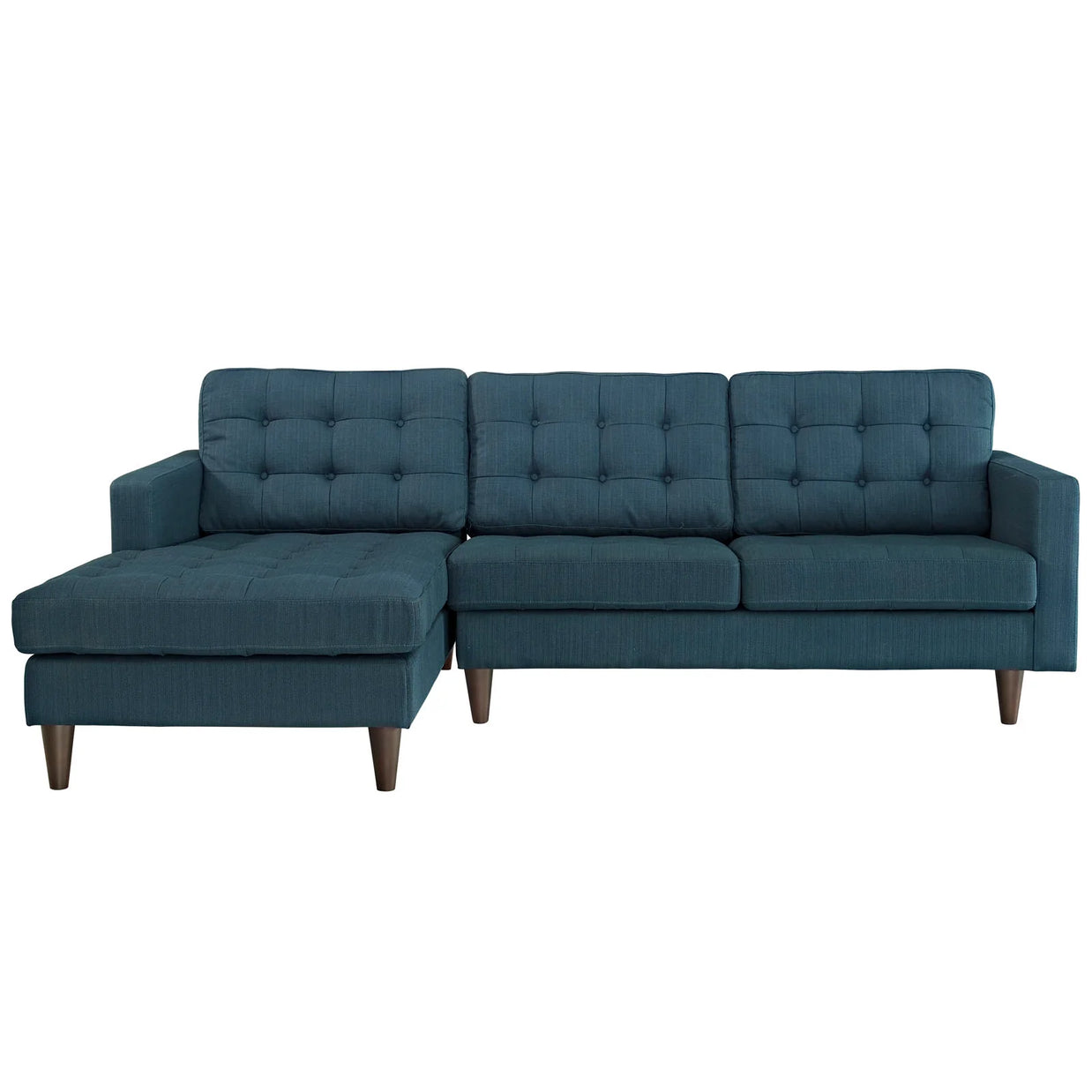 Mid-Century Inspired Tufted Sectional