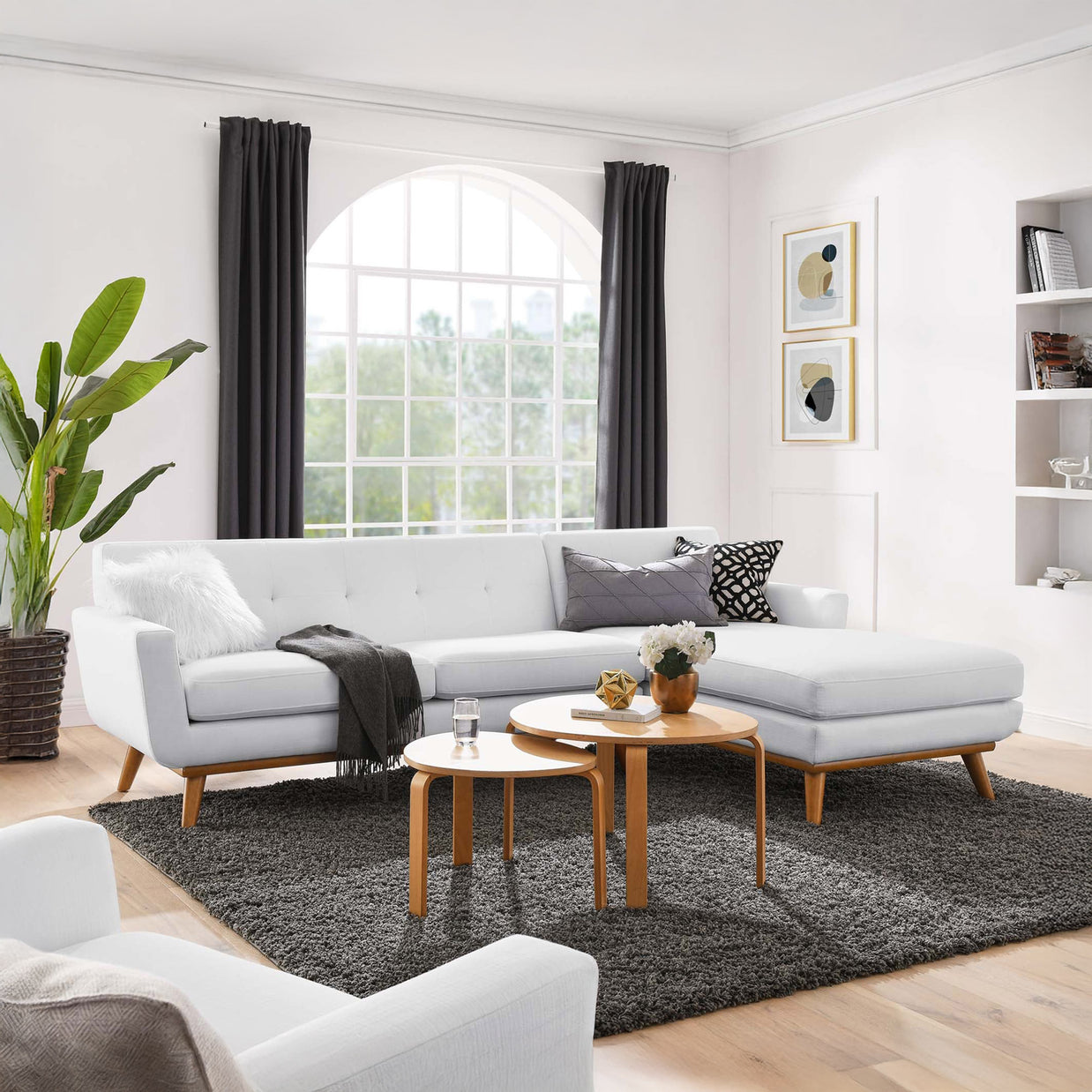 Mid-Century Modern Style Sectional