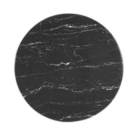 Round Faux Marble Bar Table