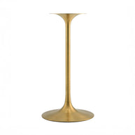 Round Faux Marble Bar Table