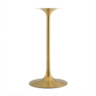 Round Faux Marble Bar Table