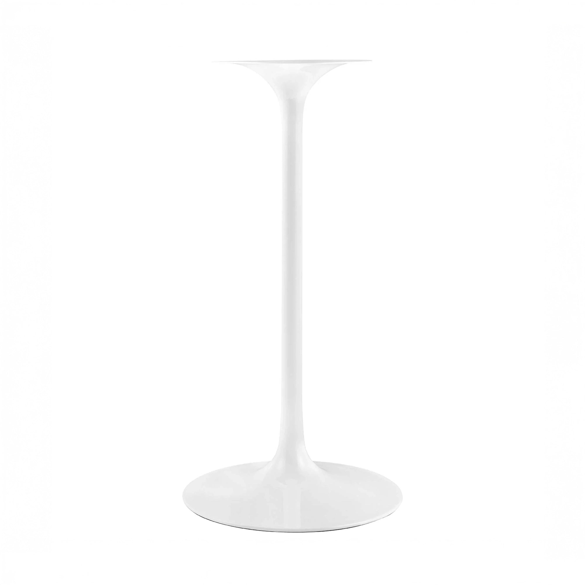 Round Faux Marble Bar Table