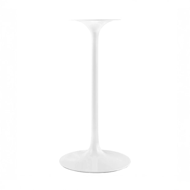 Round Faux Marble Bar Table