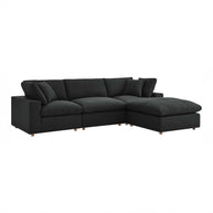 Overstuffed 4 Piece  Modular Sectional