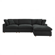 Overstuffed 4 Piece  Modular Sectional